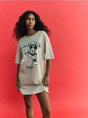 Reserved - Koszula nocna Mickey Mouse - beżowy