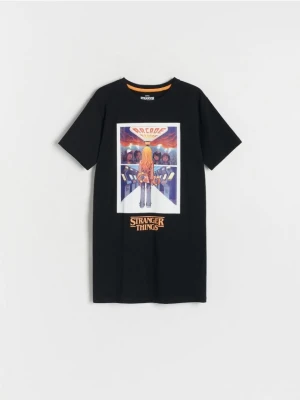 Reserved - Koszula nocna Stranger Things - czarny