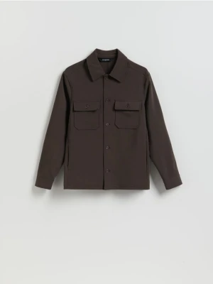 Reserved - Koszula regular fit - brązowy