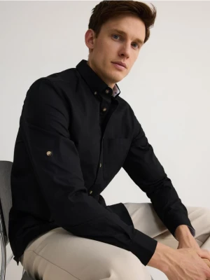 Reserved - Koszula regular fit - czarny