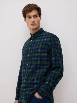 Reserved - Koszula regular fit w kratę - wielobarwny