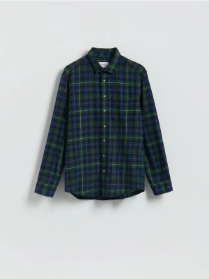 Reserved - Koszula regular fit w kratę - wielobarwny