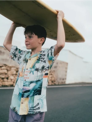 Reserved - Koszula regular fit - wielobarwny