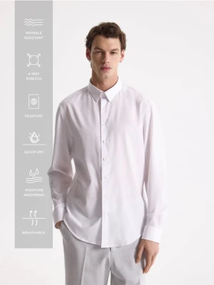 Reserved - Koszula slim fit - biały