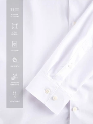 Reserved - Koszula slim fit - biały