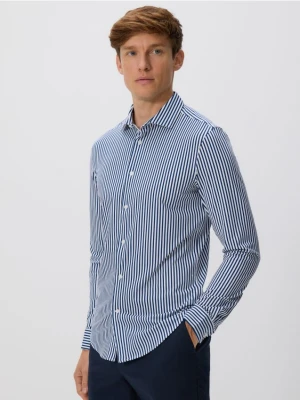 Reserved - Koszula slim fit - granatowy