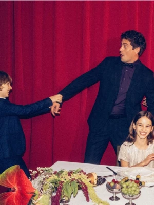 Reserved - Koszula slim fit z bawełną - fioletowy