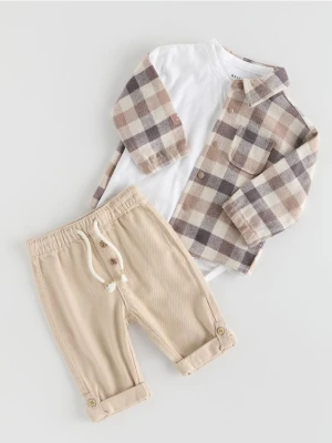 Reserved - Koszula w kratę - brązowy