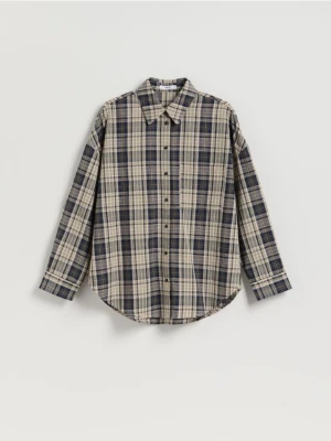 Zdjęcie produktu Reserved - Koszula w kratę - jasnoniebieski