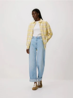 Reserved - Koszula w kratę - jasnożółty