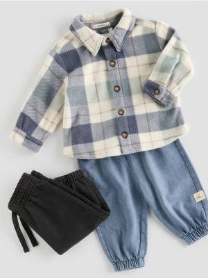 Reserved - Koszula w kratę - niebieski