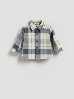 Reserved - Koszula w kratę - niebieski