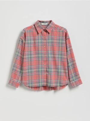 Reserved - Koszula w kratę z wiskozą - wielobarwny