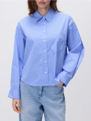 Reserved - Koszula w kratkę - jasnoniebieski