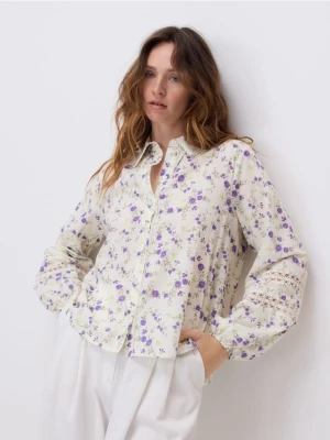 Reserved - Koszula w kwiatki - wielobarwny