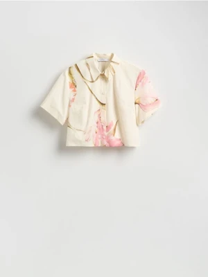 Reserved - Koszula w kwiaty - wielobarwny