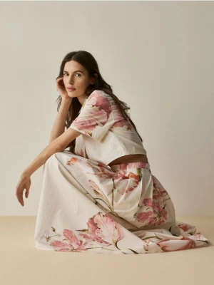 Reserved - Koszula w kwiaty - wielobarwny