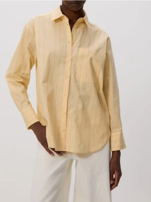 Reserved - Koszula w paski - jasnożółty