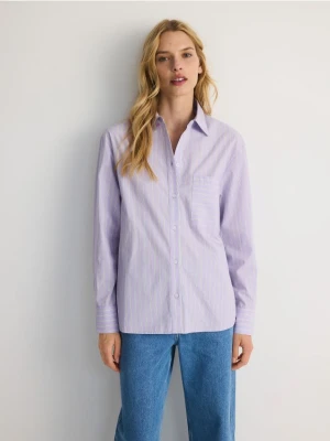 Reserved - Koszula w paski - lawendowy