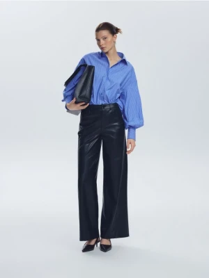 Reserved - Koszula w paski - niebieski