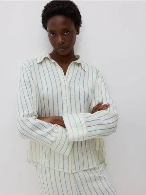 Reserved - Koszula w paski - niebieski