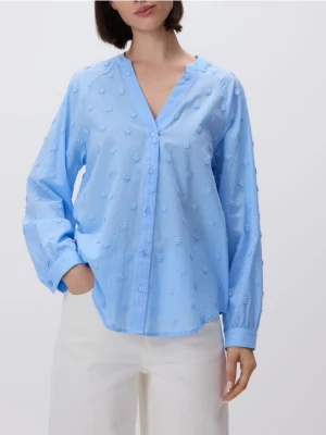 Reserved - Koszula z aplikacjami - jasnoniebieski