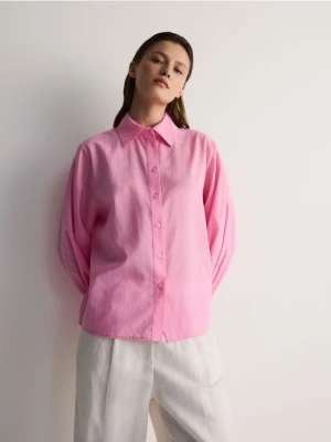 Reserved - Koszula z bawełny - różowy