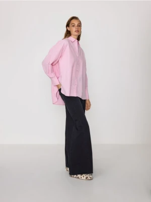 Reserved - Koszula z bawełny - różowy