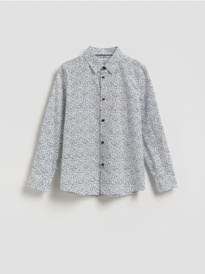 Reserved - Koszula z drobnym wzorem - biały