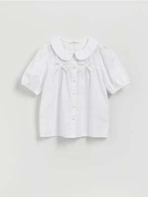 Reserved - Koszula z krótkim rękawem - biały