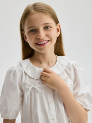 Reserved - Koszula z krótkim rękawem - biały