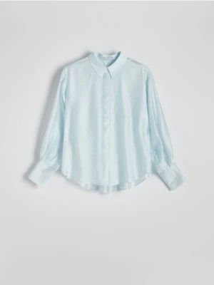Reserved - Koszula z lyocellu - jasnoniebieski