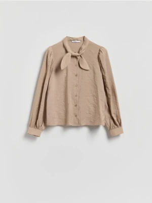 Reserved - Koszula z modalem - beżowy