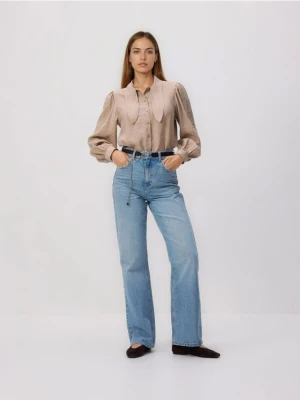 Reserved - Koszula z modalem - beżowy