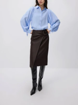 Reserved - Koszula z modalem - jasnoniebieski