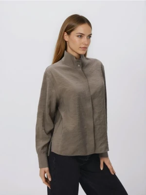 Reserved - Koszula z modalem - szary