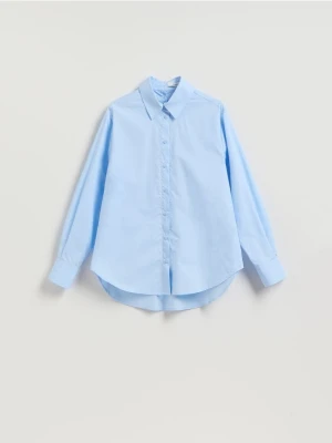 Reserved - Koszula z ozdobnym kołnierzem - jasnoniebieski