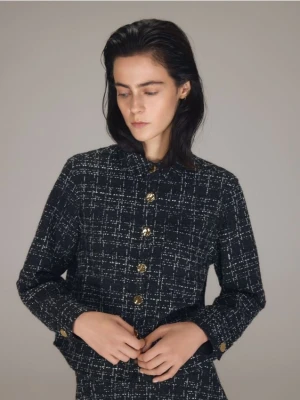 Reserved - Koszula z ozdobnymi guzikami - wielobarwny