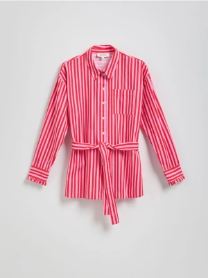 Reserved - Koszula z paskiem - wielobarwny