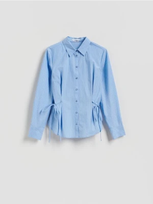 Reserved - Koszula z wiązaniami - jasnoniebieski