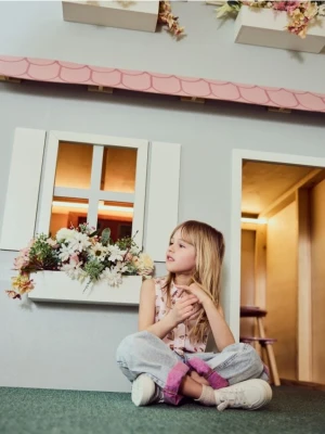 Zdjęcie produktu Reserved - Koszula z wiązaniem Pusheen - pastelowy róż