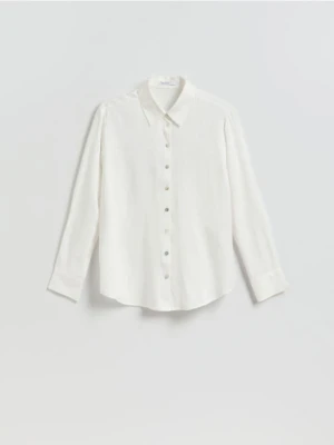 Reserved - Koszula z wiskozą - biały