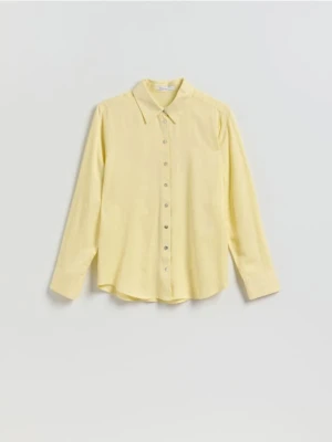 Reserved - Koszula z wiskozą - żółty