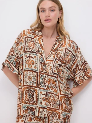 Reserved - Koszula z wiskozy - wielobarwny