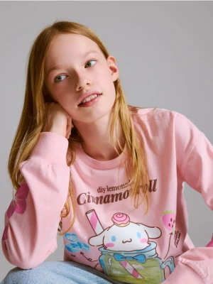 Reserved - Koszulka Cinnamoroll - pastelowy róż