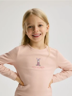 Reserved - Koszulka Kubuś Puchatek - kremowy