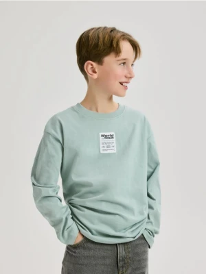 Reserved - Koszulka longsleeve - jasnoniebieski