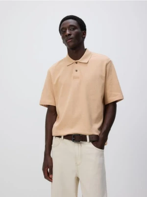 Reserved - Koszulka polo boxy - jasnopomarańczowy