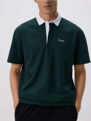 Reserved - Koszulka polo comfort fit - ciemnozielony