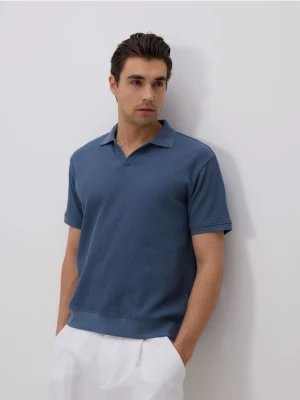 Reserved - Koszulka polo comfort fit - granatowy